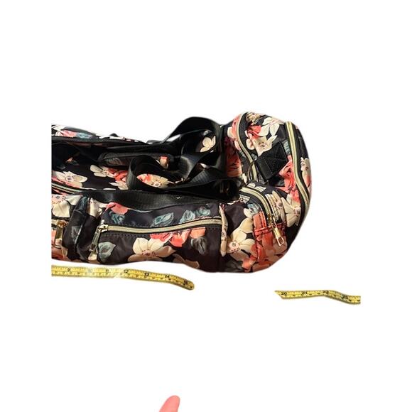 Weekender Bag Floral Duffle Overnight Bag Canvas Travel Carry On Waterproof - Picture 14 of 16